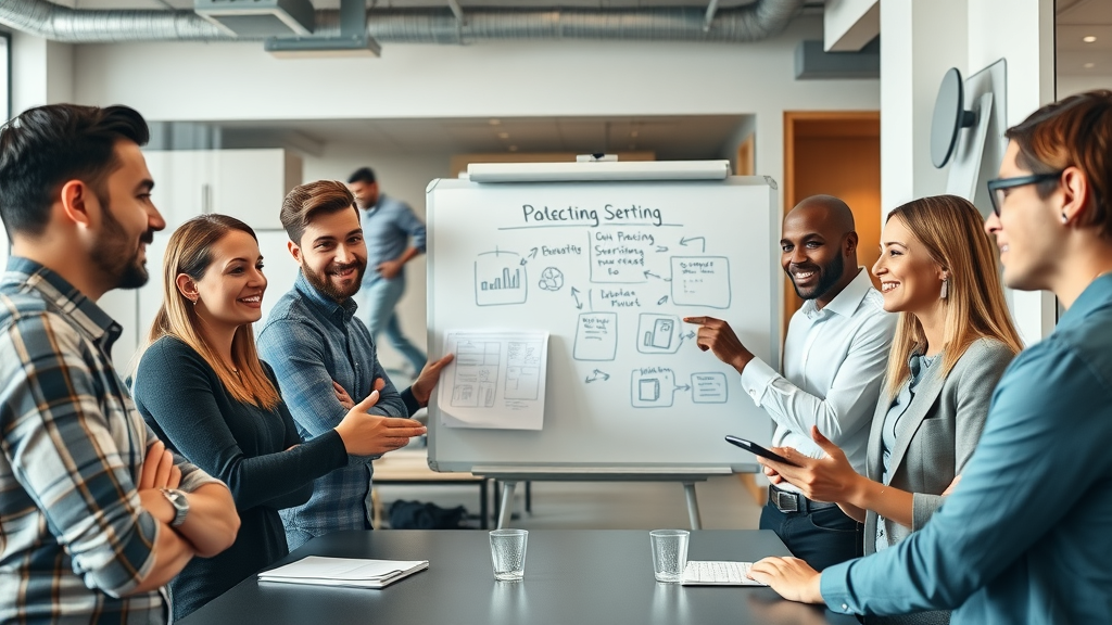 social media growth tips strategy marketing team organic reach digital whiteboard