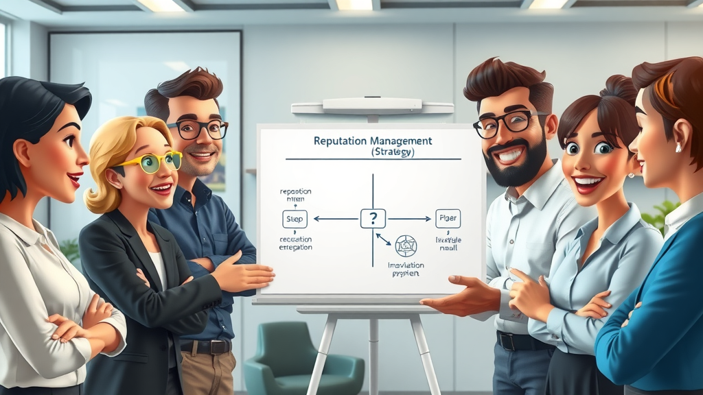 reputation management strategy process diagram