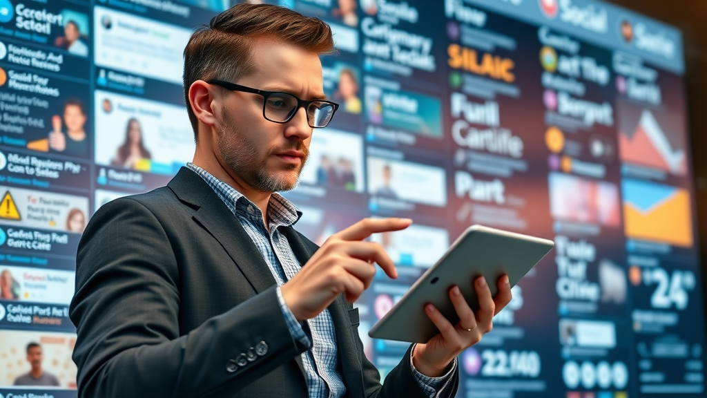 brand manager monitoring and responding to negative social media reviews for online reputation