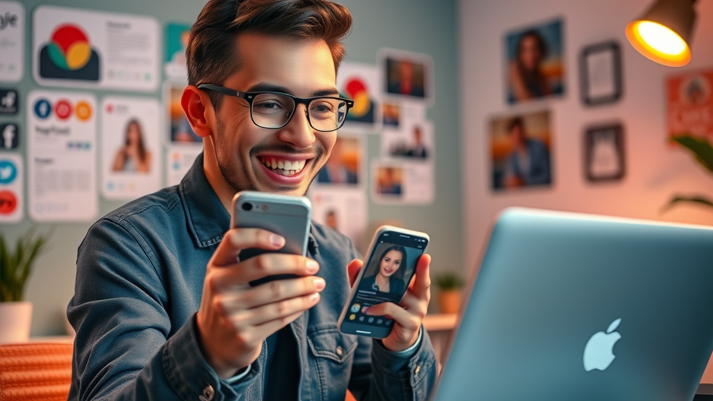 affordable video production creator sharing video content across multiple social media platforms