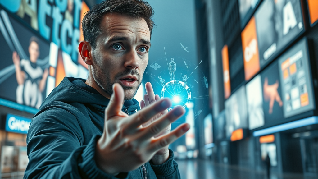 personalized interactive video marketing strategies futuristic AR holographic