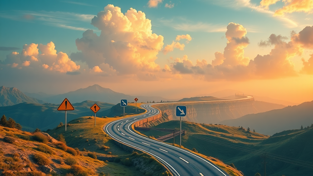 Strategic roadmap illustration for online reputation management and online reputation monitoring