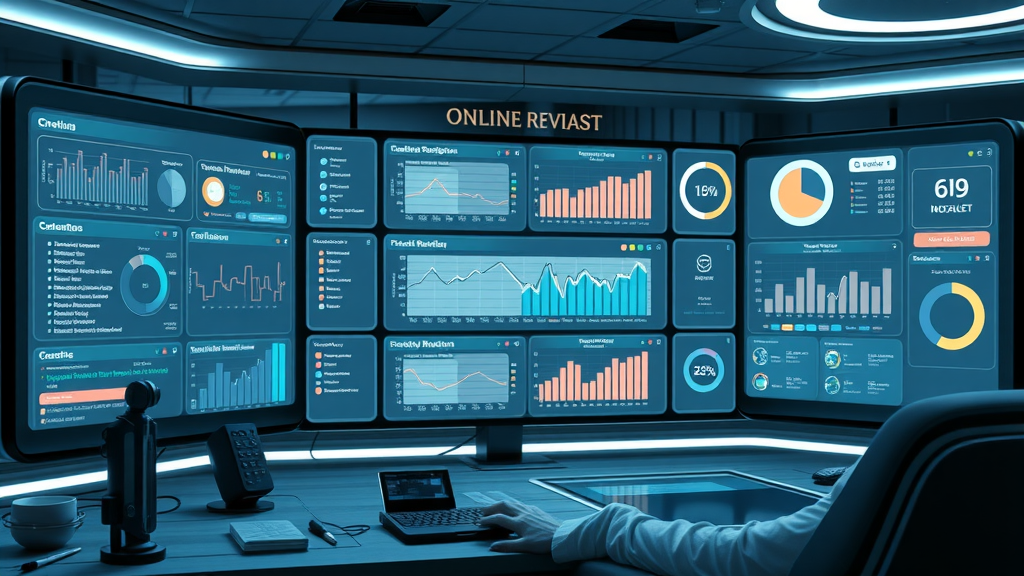 Online review management tool interface for negative review strategies