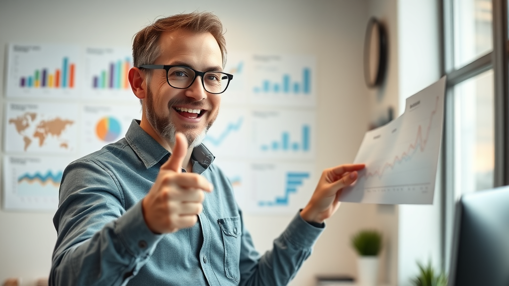 affordable video production small business owner comparing marketing results before and after video