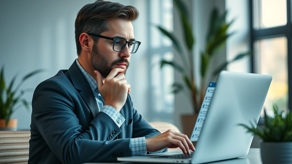 professional manager responding to online review feedback after review solicitation on modern review platform