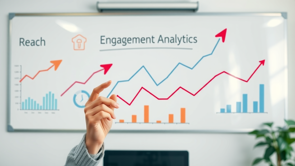 infographic explaining core concepts of social media analytics like engagement, reach, and sentiment