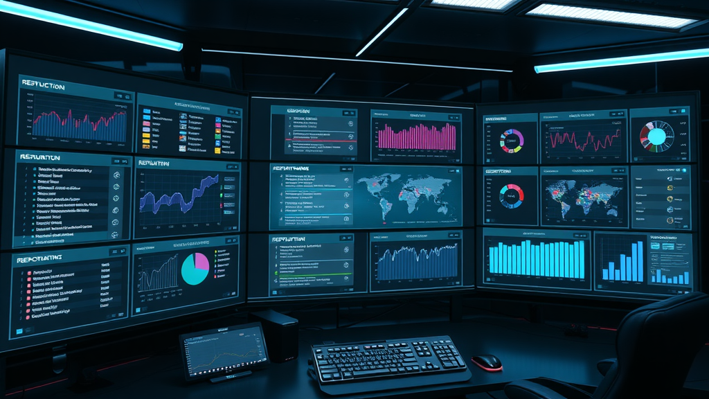 Modern reputation monitoring dashboard showing alerts and sentiment graphs for online reputation monitoring